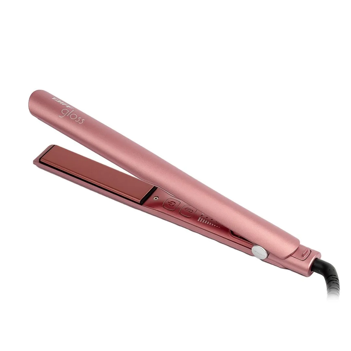 PRANCHA DE CABELO GLOSS ROSE LED BIVOLT 150°C A 230°C TAIFF PRANCHA DE CABELO GLOSS ROSE LED BIVOLT 150°C A 230°C TAIFF