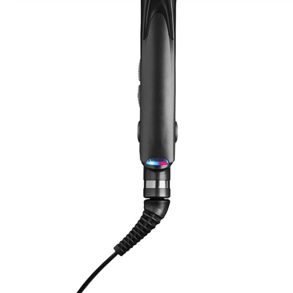 Prancha de Cabelo Profissional | Alta Temperatura 250°C | Placa de Cerâmica com Turmalina | Bivolt Automático | Cabo 3m Giratório - Preta