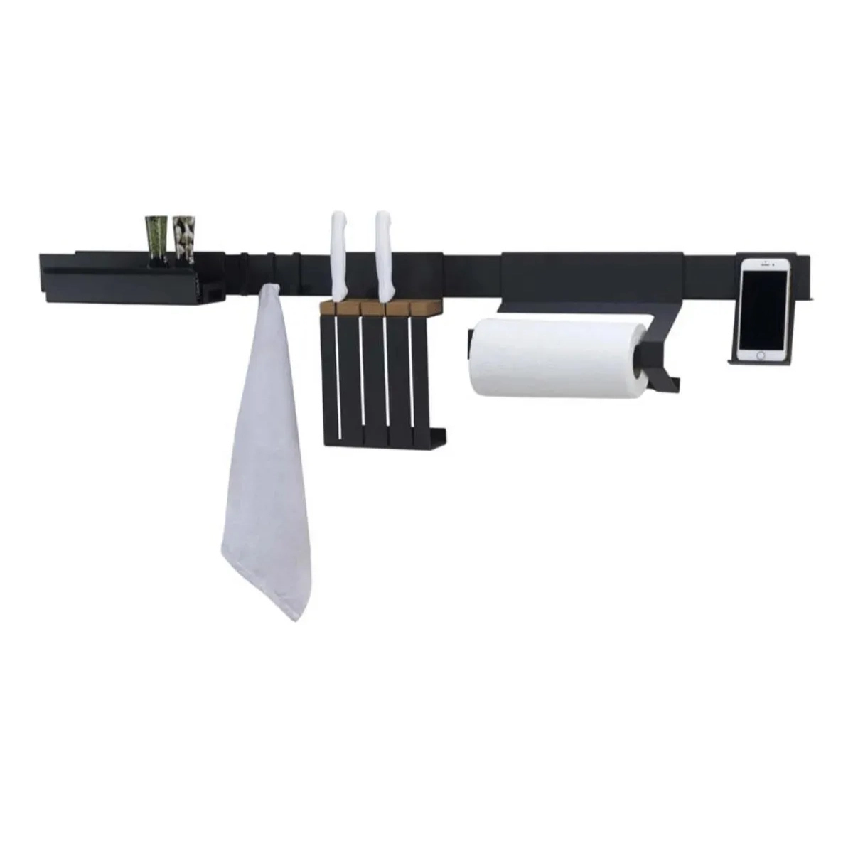 PRATELEIRA ORGANIZADORA PRETA 6 PEÇAS MASTER SCHMITT PRETO PRATELEIRA ORGANIZADORA PRETA 6 PEÇAS MASTER SCHMITT PRETO