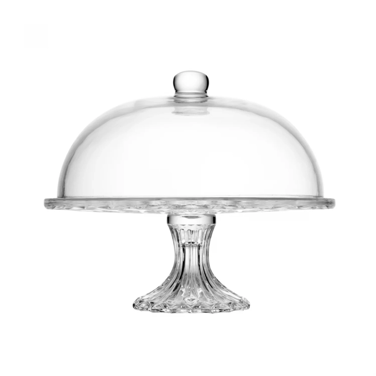 PRATO PARA BOLO DIAMOND CRISTAL ECOLÓGICO COM PÉ E TAMPA LYOR PRATO PARA BOLO DIAMOND CRISTAL ECOLÓGICO COM PÉ E TAMPA LYOR