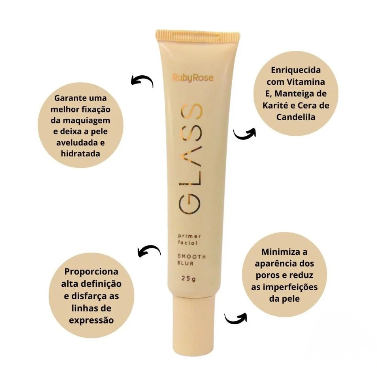 Primer Facial Smooth Blur Glass Hb352 Rubyrose