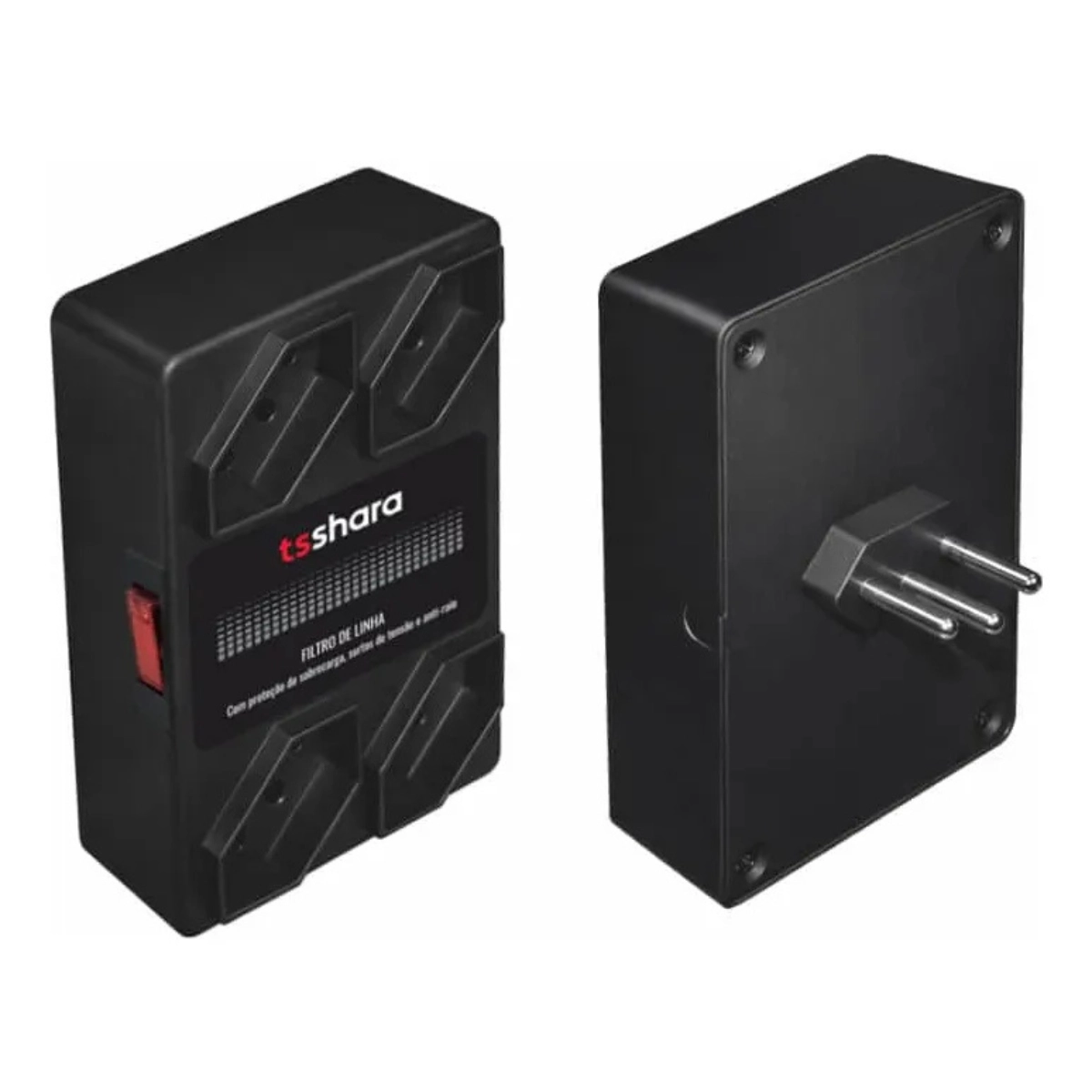 PROTETOR DE SURTO E FILTRO DE LINHA TS SHARA 4T BIVOLT ANTI RAIO PROTETOR DE SURTO E FILTRO DE LINHA TS SHARA 4T BIVOLT ANTI RAIO