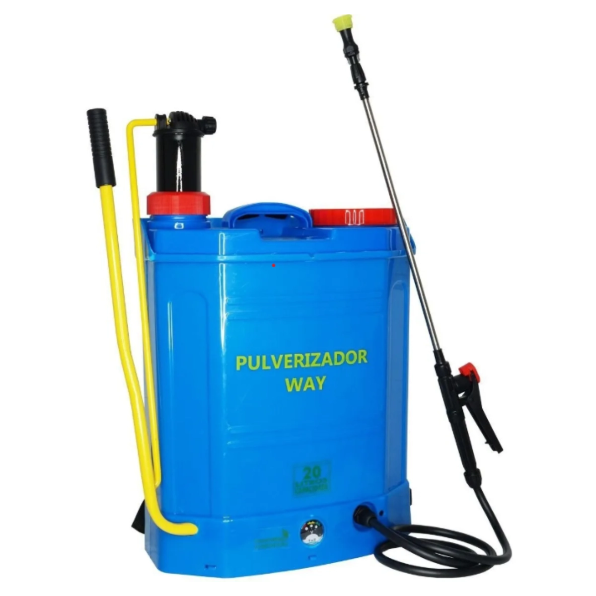PULVERIZADOR COSTAL 3X1 ELÉTRICO 20 LITROS COM PAINEL SOLAR