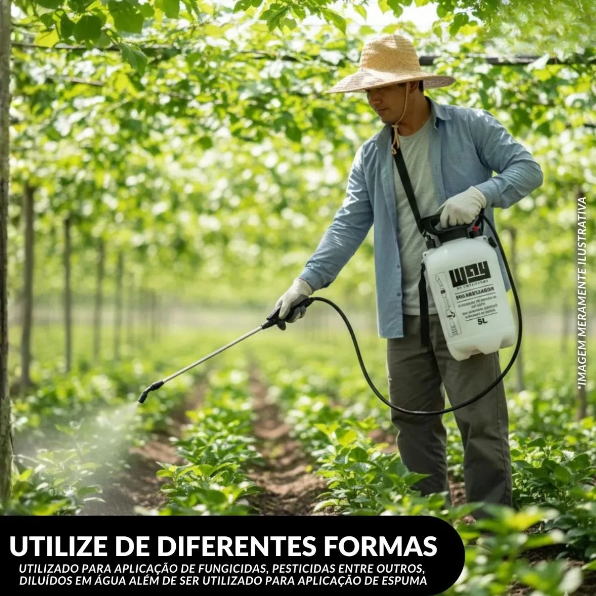 PULVERIZADOR MANUAL BRANCO COM ALÇA PROFISSIONAL 5L CULTIVO PLANTAS PULVERIZADOR MANUAL BRANCO COM ALÇA PROFISSIONAL 5L CULTIVO PLANTAS