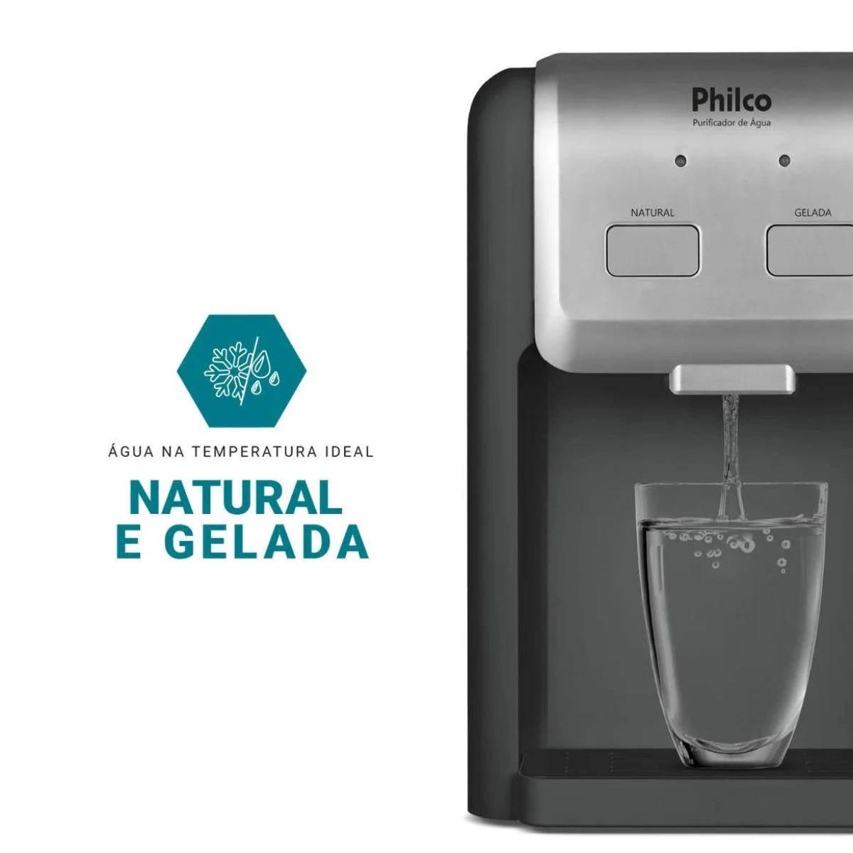 PURIFICADOR DE AGUA PHILCO DUPLA FILTRAGEM 70W PPU11C BIVOLT CINZA PURIFICADOR DE AGUA PHILCO DUPLA FILTRAGEM 70W PPU11C BIVOLT CINZA