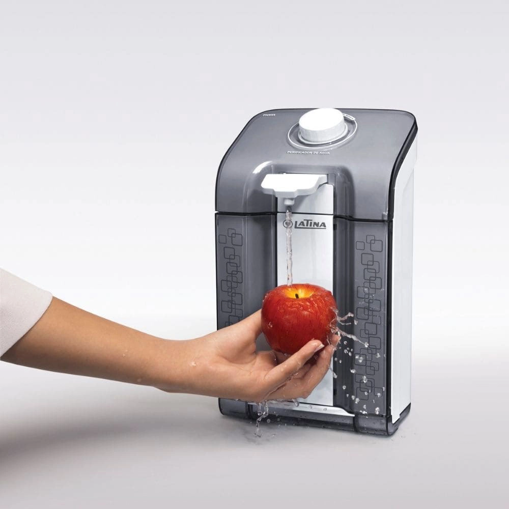 PURIFICADOR DE ÁGUA MINERAL LATINA BRANCO E FUMÊ ESCURO PN555