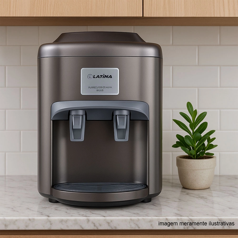 PURIFICADOR DE ÁGUA MINERAL TITANIUM 220V PA355 LATINA PURIFICADOR DE ÁGUA MINERAL TITANIUM 220V PA355 LATINA