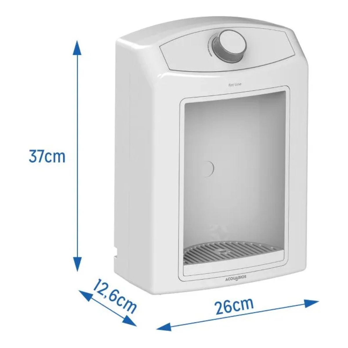 PURIFICADOR DE ÁGUA NATURAL DE PAREDE FITT LINE BRANCO ACQUABIOS PURIFICADOR DE ÁGUA NATURAL DE PAREDE FITT LINE BRANCO ACQUABIOS