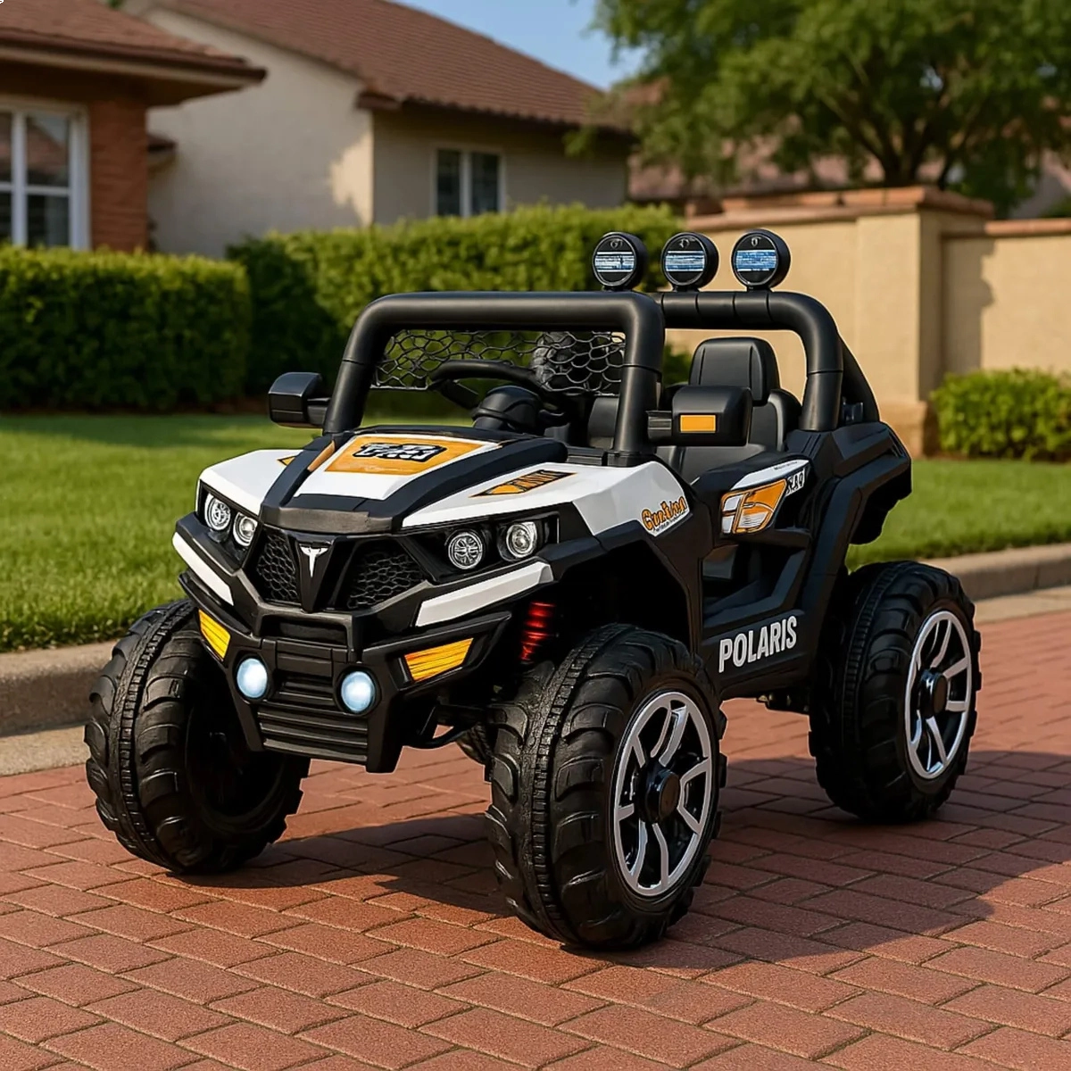 QUADRICICLO ELÉTRICO INFANTIL 3 ANOS 12V BRANCO ZIPPY TOYS