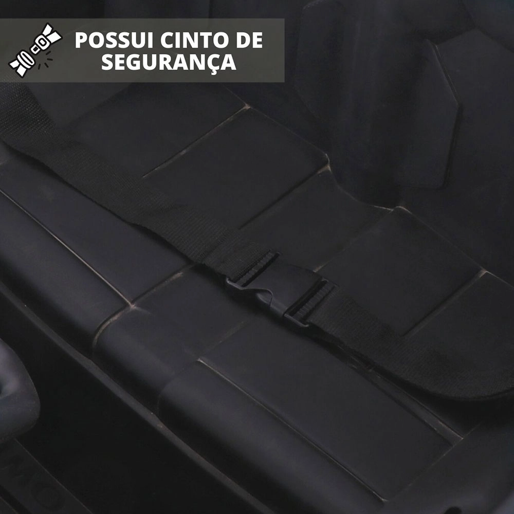 QUADRICICLO ELÉTRICO INFANTIL C/ 2 LUGARES UTV 4X4 BRANCO -  IMPORTWAY 