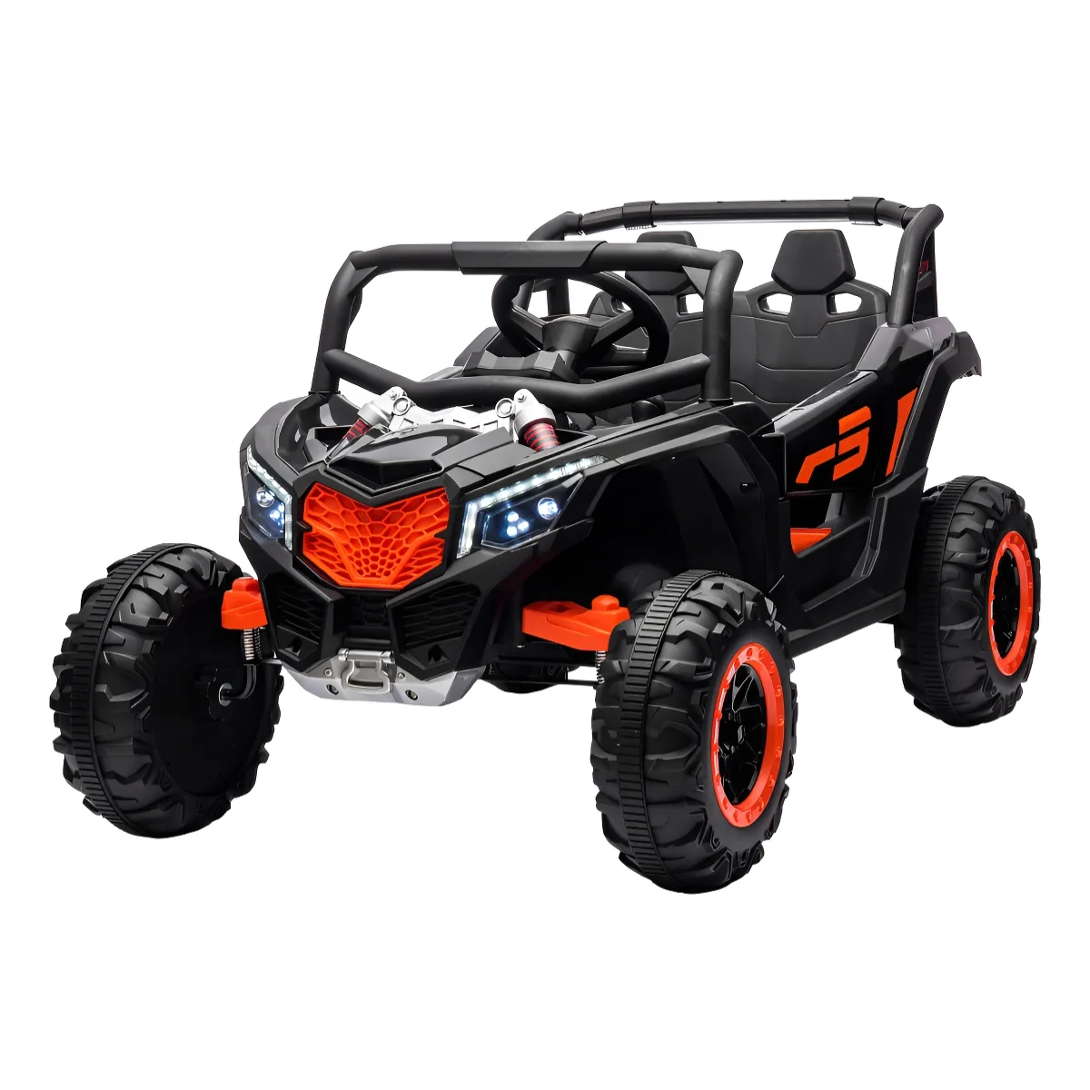 QUADRICICLO UTV ELETRICO R3 12V PRETO BANG TOYS