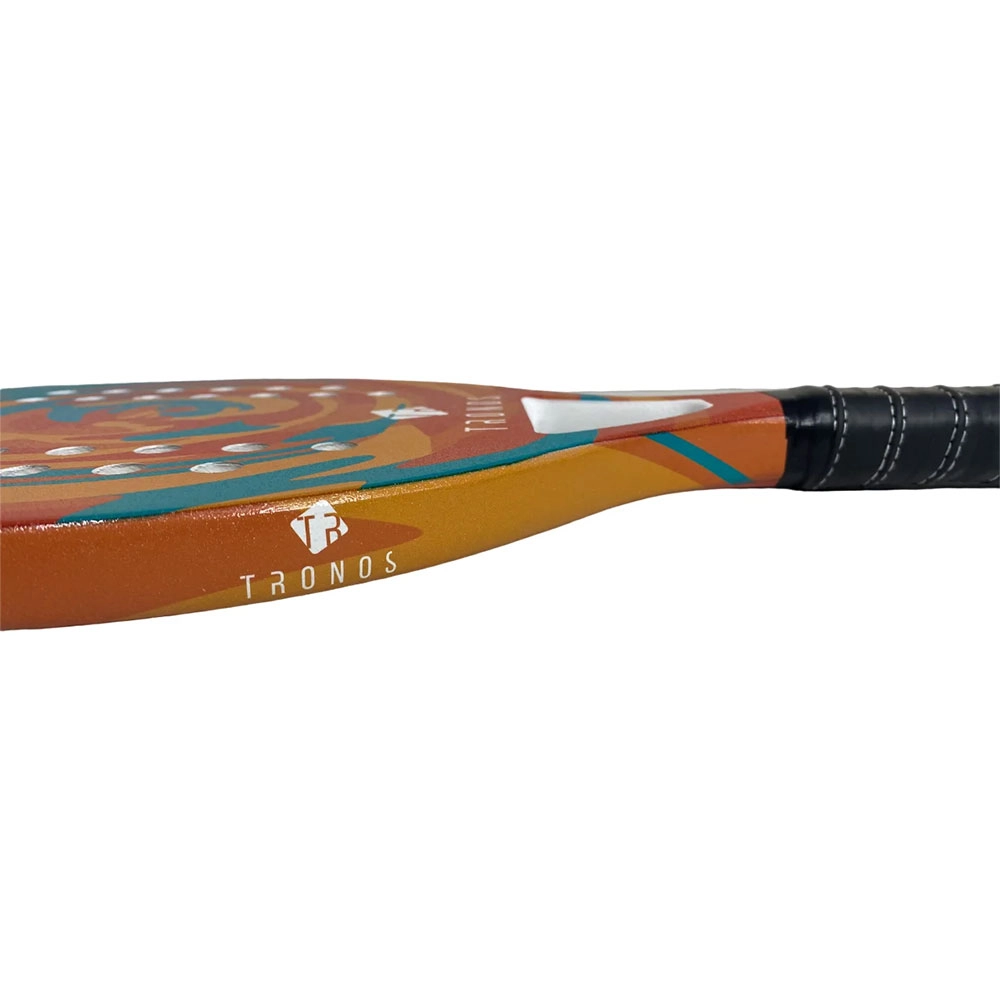 RAQUETE DE BEACH TENNIS TRONOS PROFISSIONAL 50% FIBRA DE VIDRO E 50% CARBONO SU-TN-FCA COLOR 