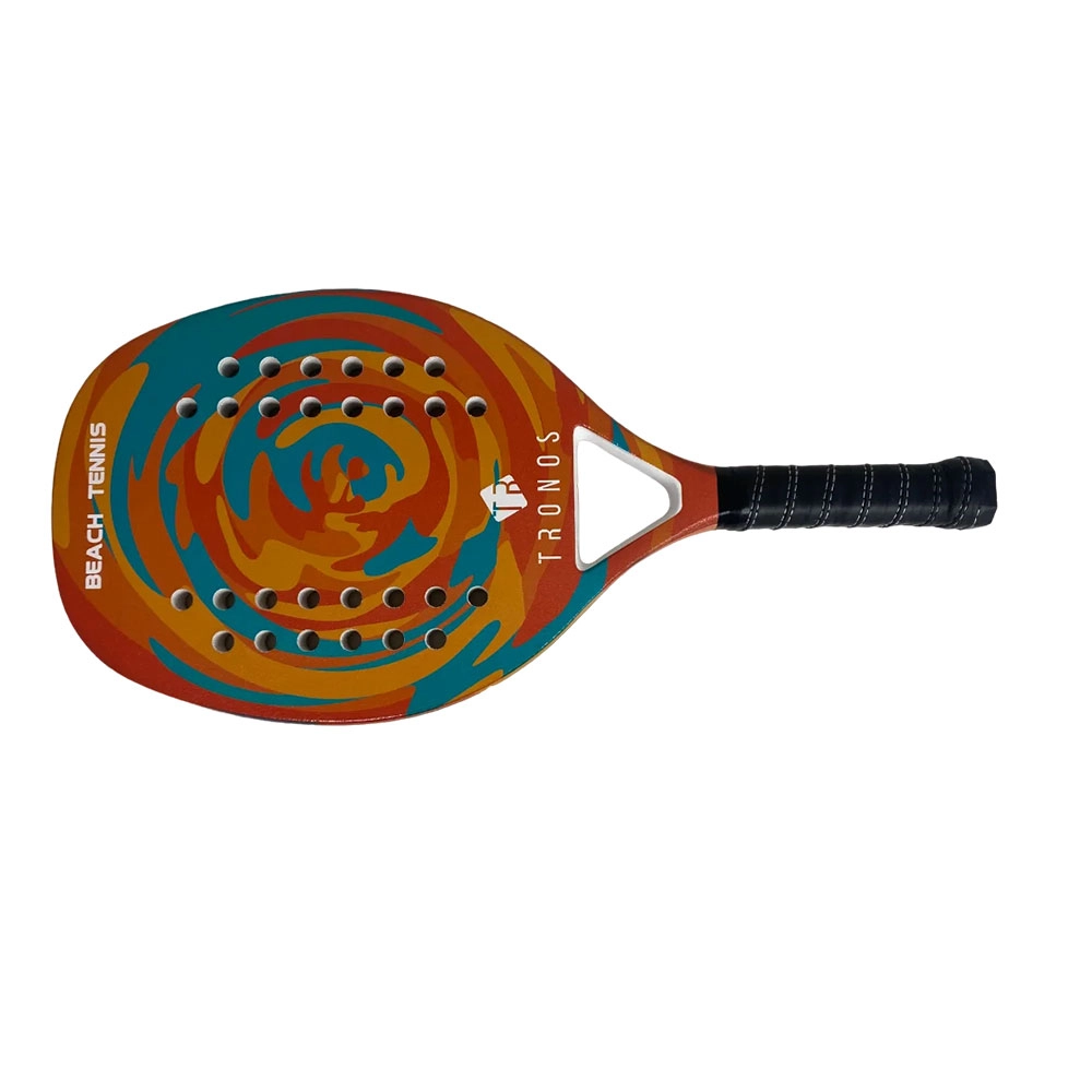 RAQUETE DE BEACH TENNIS TRONOS PROFISSIONAL 50% FIBRA DE VIDRO E 50% CARBONO SU-TN-FCA COLOR 