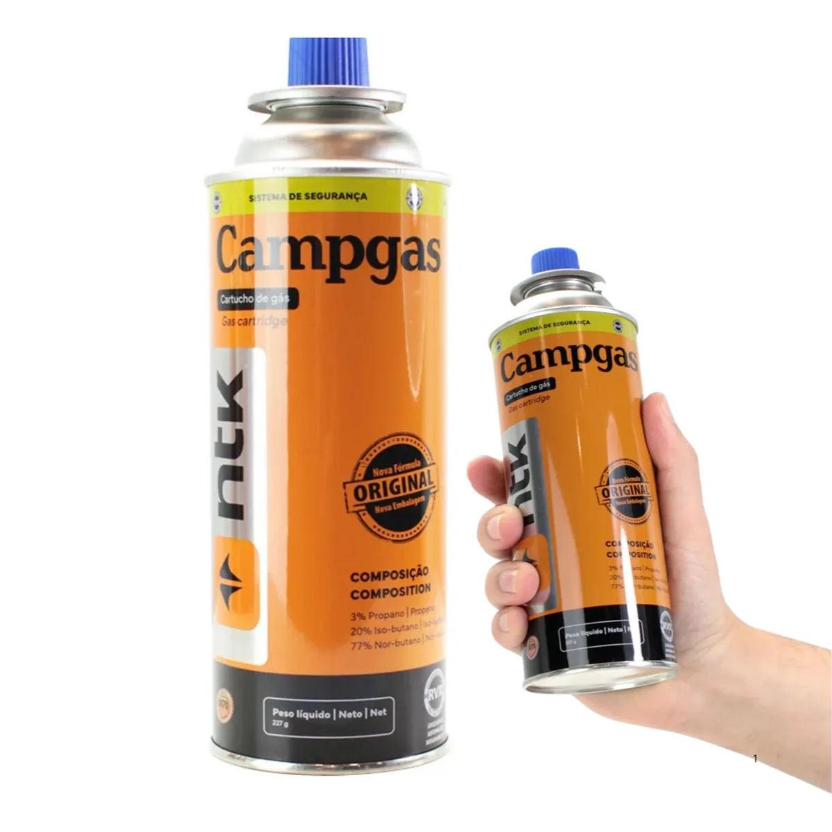 REFIL CARTUCHO DE GAS PRA MAÇARICO FOGAREIRO PORTATIL - NAUTIKA REFIL CARTUCHO DE GAS PRA MAÇARICO FOGAREIRO PORTATIL - NAUTIKA