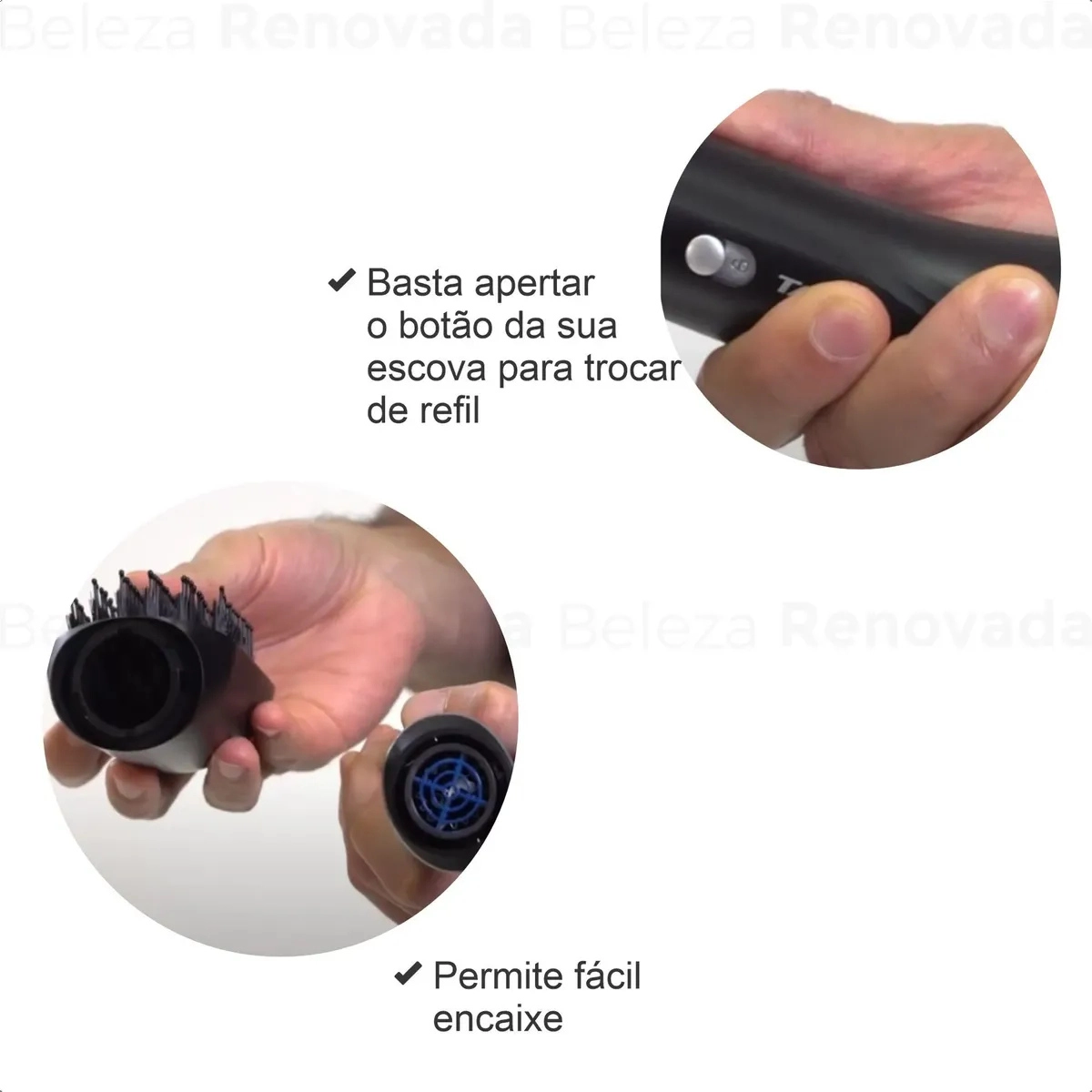 REFIL ESCOVA SECADORA TAIFF TOURMALINE FORMATO RAQUETE REFIL ESCOVA SECADORA TAIFF TOURMALINE FORMATO RAQUETE