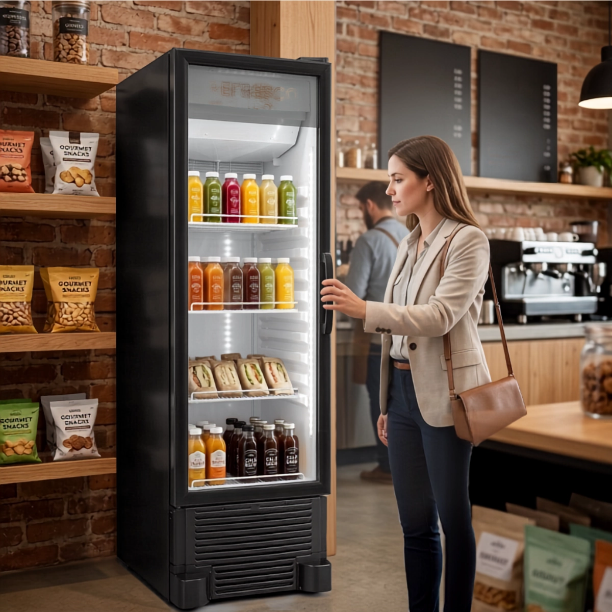REFRIGERADOR EXPOSITOR VERTICAL BEBIDAS 403L METALFRIO 127V REFRIGERADOR EXPOSITOR VERTICAL BEBIDAS 403L METALFRIO 127V