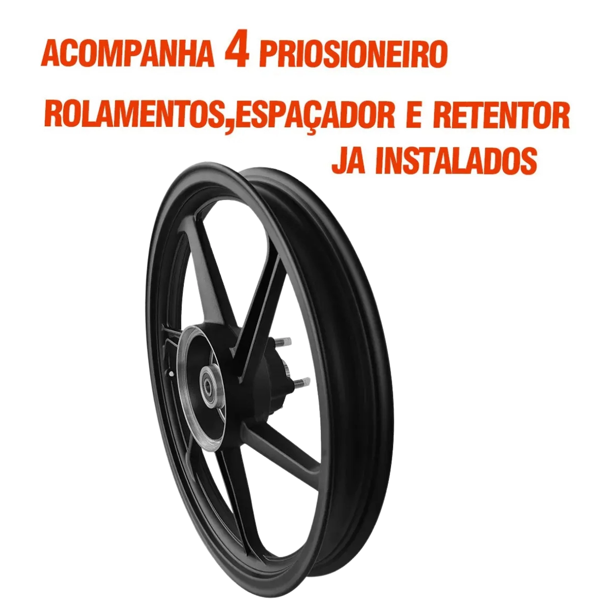 Roda Alu Pt 6plt. Tras Fan 09 Ks C/rol Roda Alu Pt 6plt. Tras Fan 09 Ks C/rol