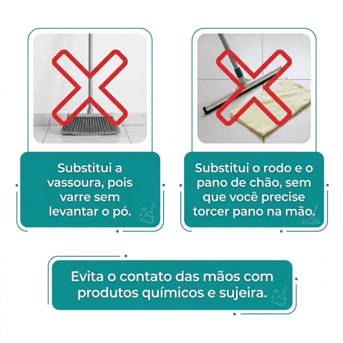 RODO MOP PARA LIMPEZA GERAL PLUS E RODO MAGICO FLASH LIMP