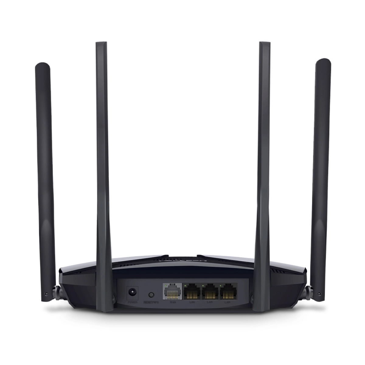 ROTEADOR WIRELESS WI-FI 6 GIGABIT DUAL BAND EASYMESH PRETO