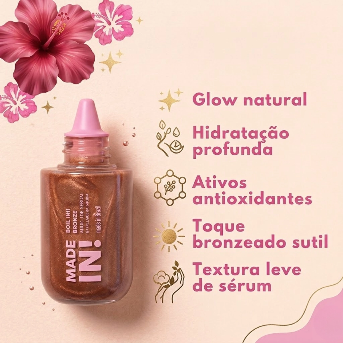 SÉRUM GLOW MELU MADE IN SOL DO BRASIL PÔR DO SOL RR-S3300-2 SÉRUM GLOW MELU MADE IN SOL DO BRASIL PÔR DO SOL RR-S3300-2