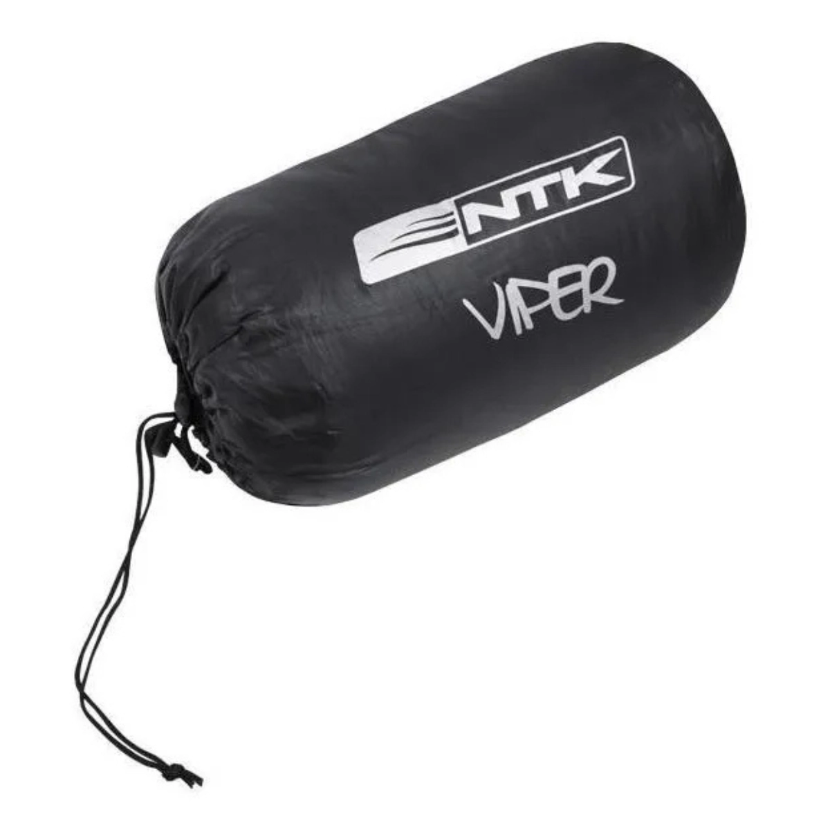 SACO DE DORMIR TERMICO PARA ACAMPAMENTO NAUTIKA VIPER PRETO E LARANJA