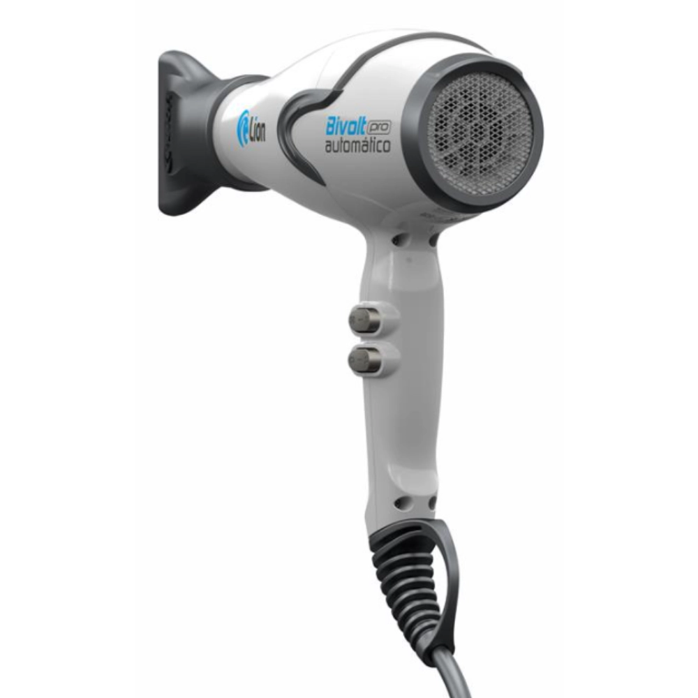 Secador de Cabelo Profissional Lion Bivolt Automático 2100W Íons Frio Silencioso Cabo 3m