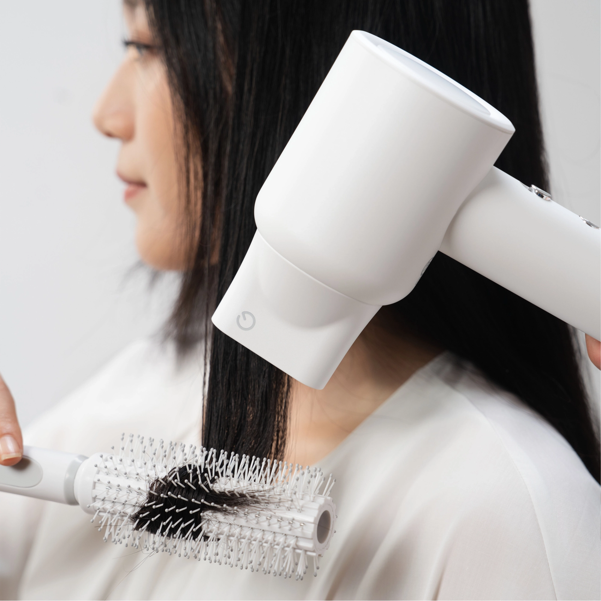 Secador De Cabelo Supersonic Gaabor 110.000 Rpm Profissional -  127V Branco