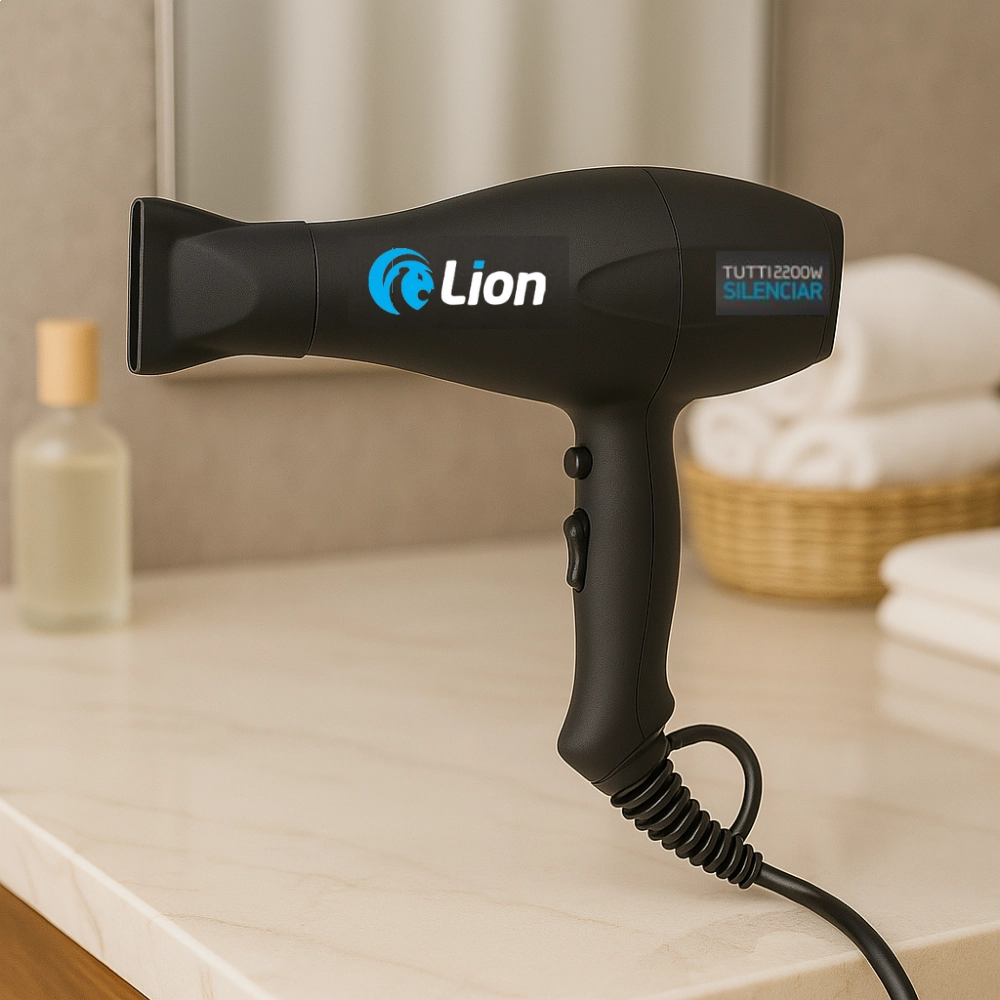 Secador De Cabelo Tutti Silenciar 2200W 220V Profissional Lion Secador De Cabelo Tutti Silenciar 2200W 220V Profissional Lion