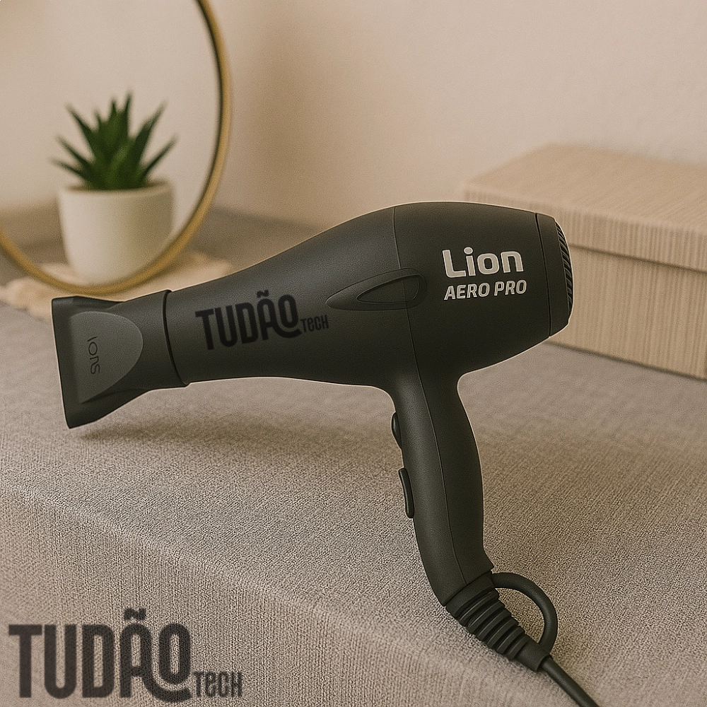 Secador Profissional Lion Aero Pro 220V | 2150W | Motor AC | Jato Frio