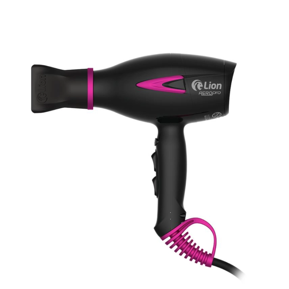 Secador Profissional Lion Aero Pro PINK 127V | 2150W | Motor AC | Jato Frio 