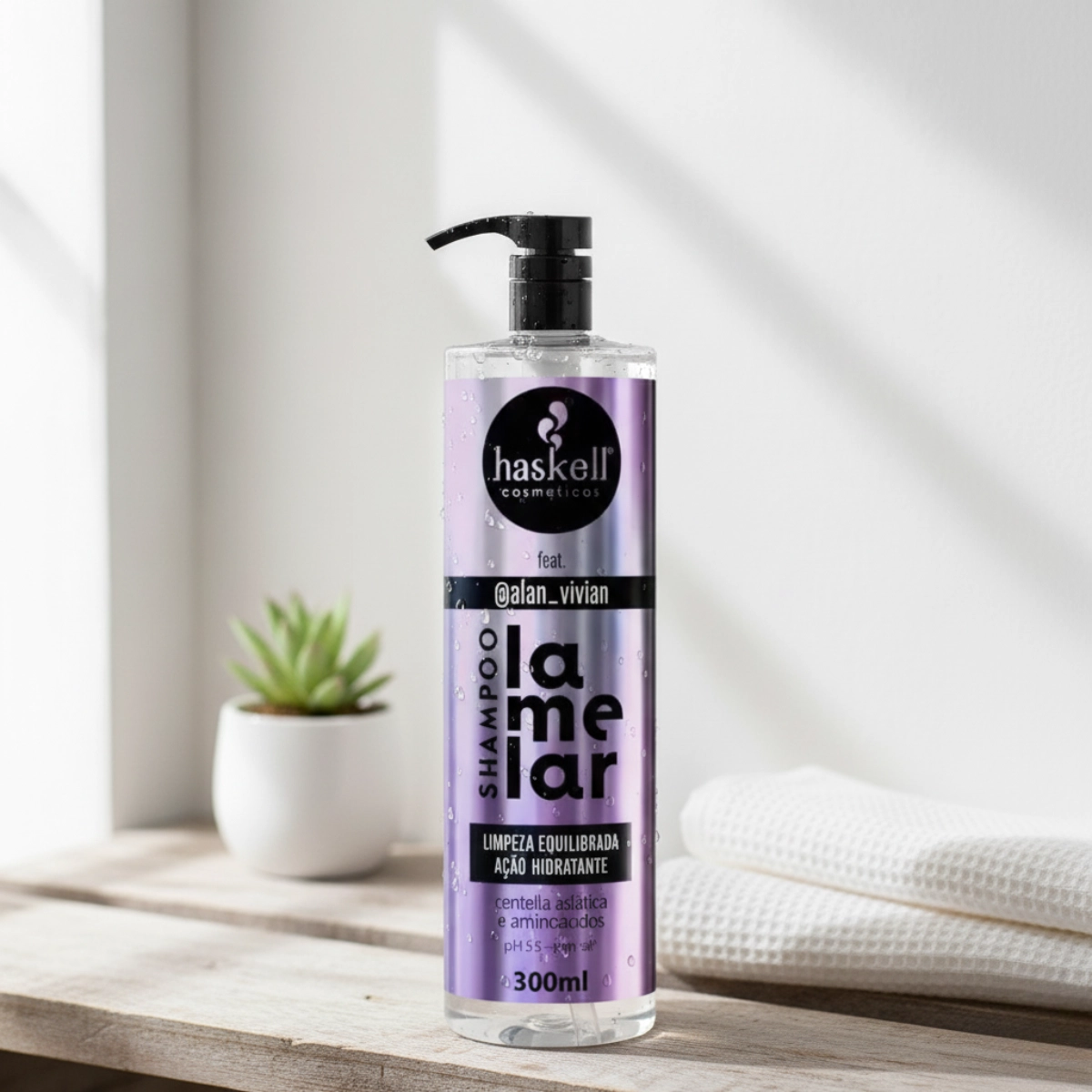 SHAMPOO CAPILAR LAMELAR 300ML HASKELL SHAMPOO CAPILAR LAMELAR 300ML HASKELL