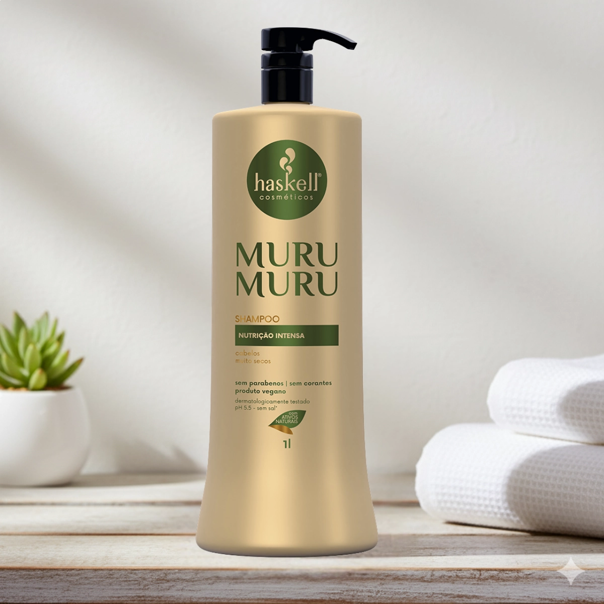 SHAMPOO CAPILAR MURUMURU 1L HASKELL SHAMPOO CAPILAR MURUMURU 1L HASKELL