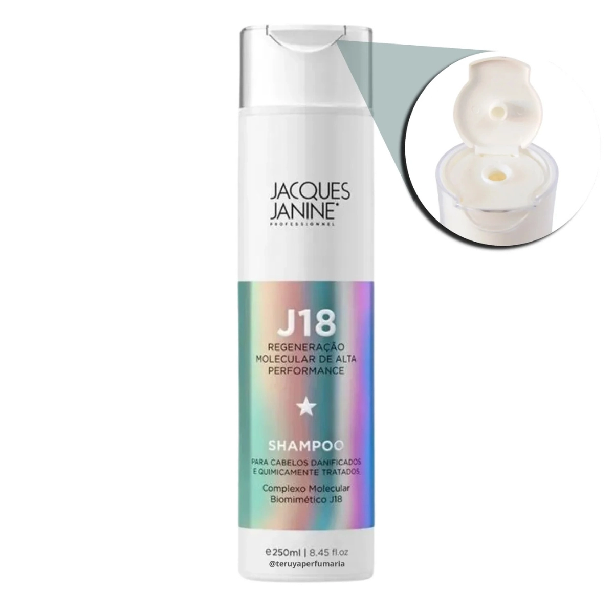 SHAMPOO REGENERAÇÃO MOLECULAR JACQUES JANINE J18 250ML SHAMPOO REGENERAÇÃO MOLECULAR JACQUES JANINE J18 250ML