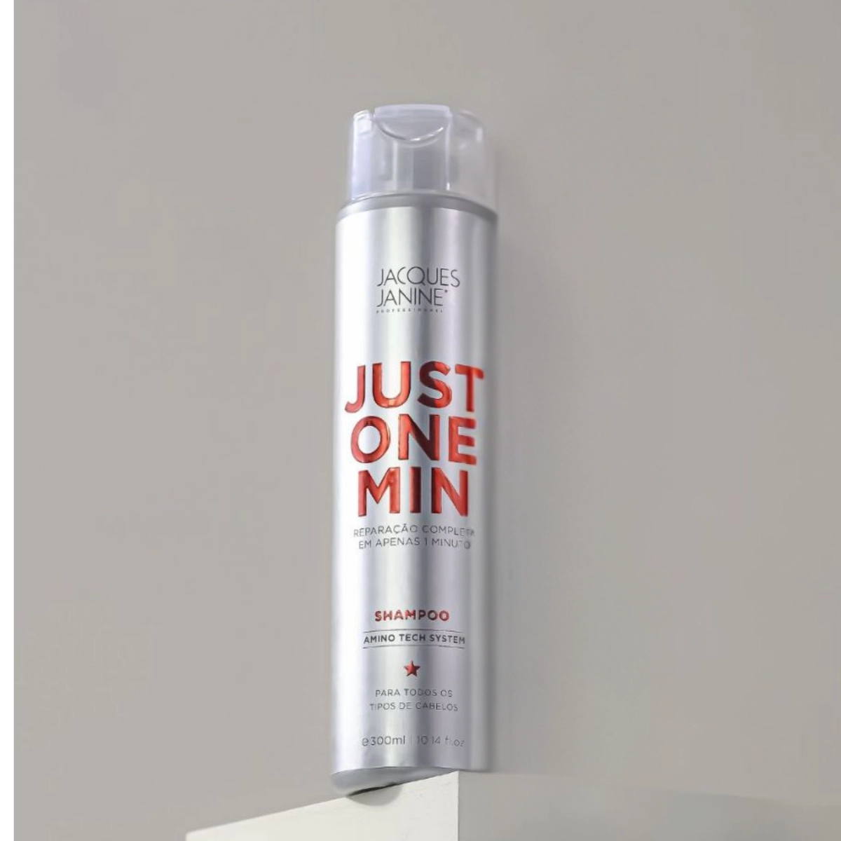 SHAMPOO REPARAÇÃO COMPLETA JUST ONE MINUTE JACQUES JANINE 300ML SHAMPOO REPARAÇÃO COMPLETA JUST ONE MINUTE JACQUES JANINE 300ML