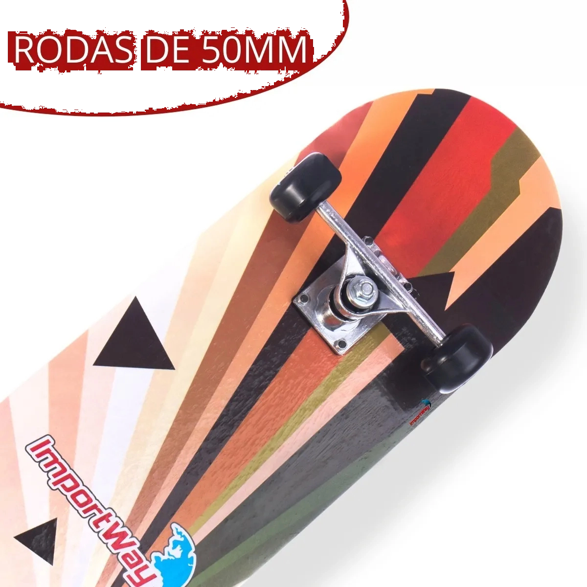 SKATE INFANTIL 31 POLEGADAS PRETO BW014 IMPORTWAY