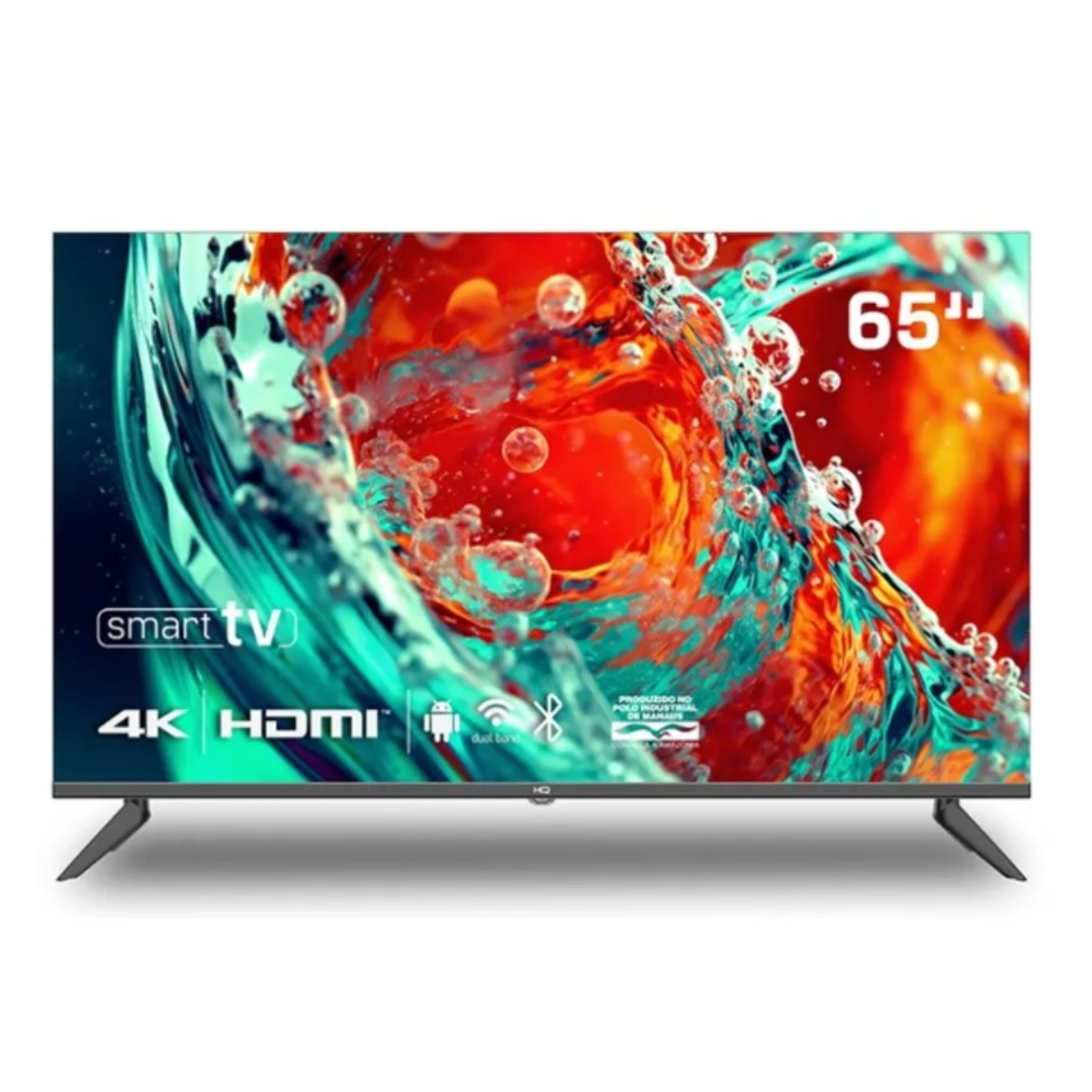 Smart Tv Hq 65? 4k Tela sem Bordas Design Slim Imagem Ultranítida e Design Moderno Smart Tv Hq 65? 4k Tela sem Bordas Design Slim Imagem Ultranítida e Design Moderno