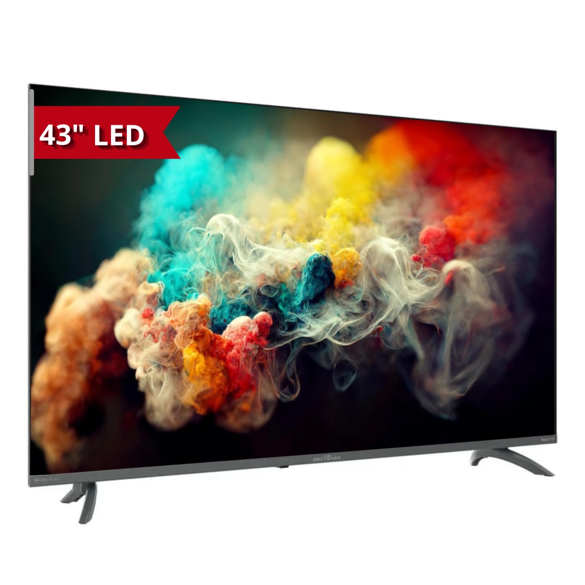 SMART TV LED 43 POLEGADAS BRITÂNIA COM MIDIACAST QUADCORE DOLBY AUDIO ROKU