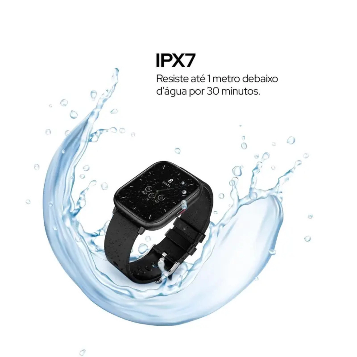 SMARTWATCH ESPORTIVO WB 45MM TELA 1,85 TRACKER 24 MODOS PRETO