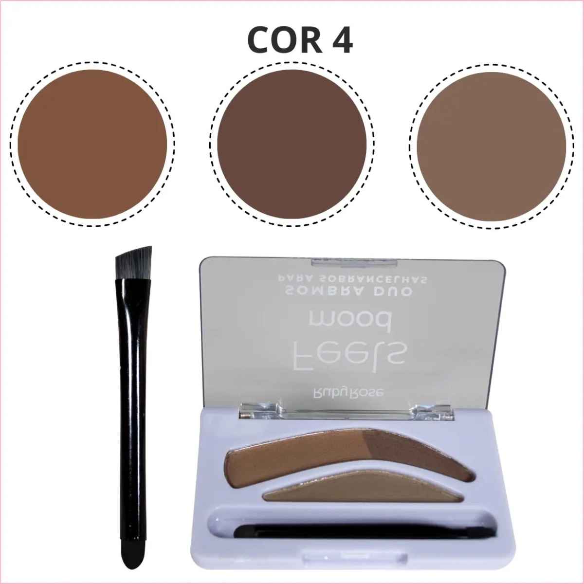 SOMBRA DUO PARA SOBRANCELHAS RUBY ROSE FEELS MOOD 04 1,8G
