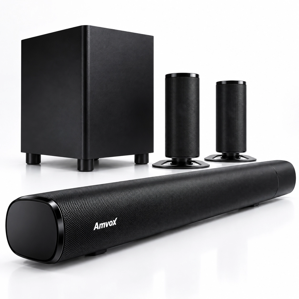SOUNDBAR AMVOX ASB 0201 200W WI-FI BLUETOOTH PRETA SOUNDBAR AMVOX ASB 0201 200W WI-FI BLUETOOTH PRETA