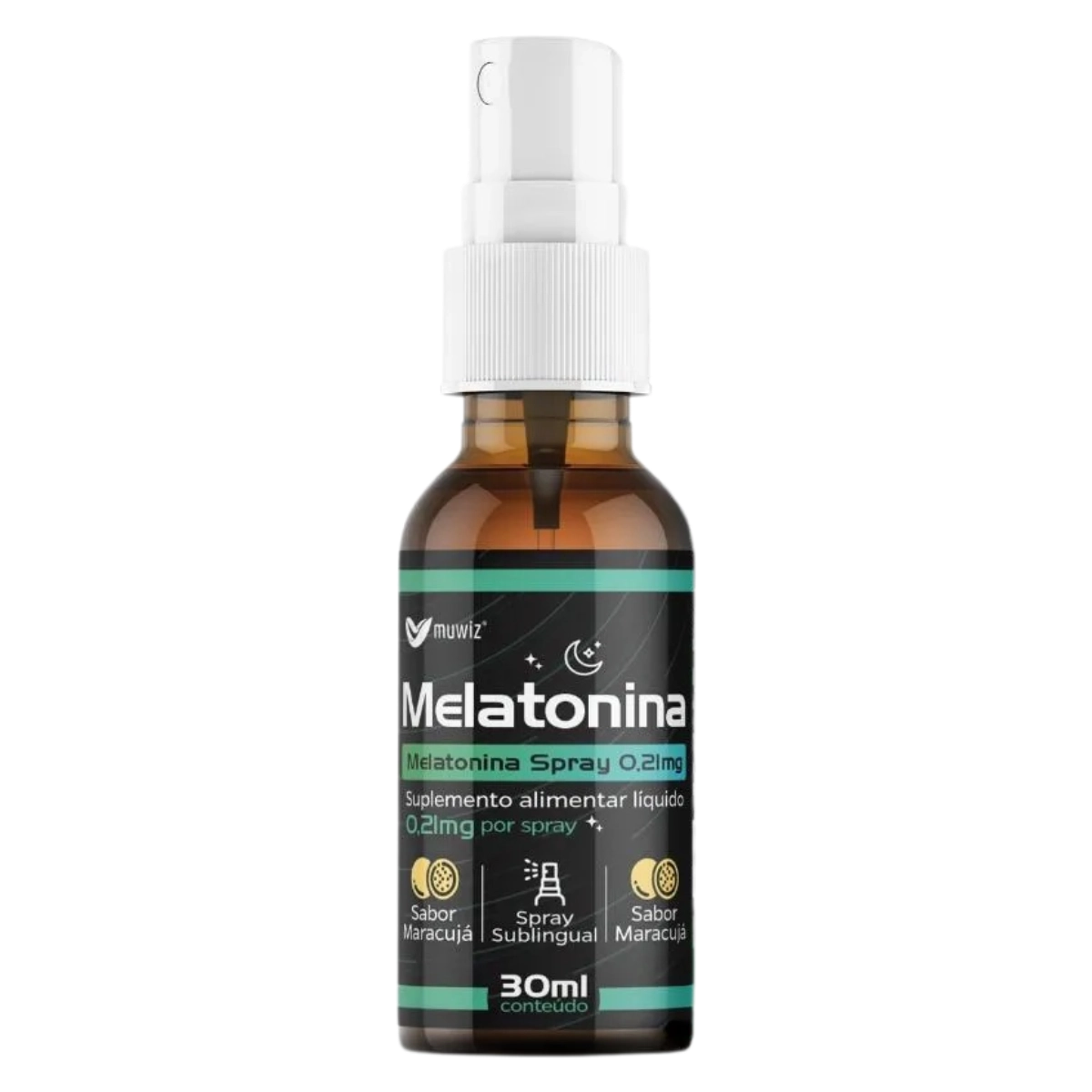 SUPLEMENTO MELATONINA SPRAY 30ML MUWIZ MARACUJA