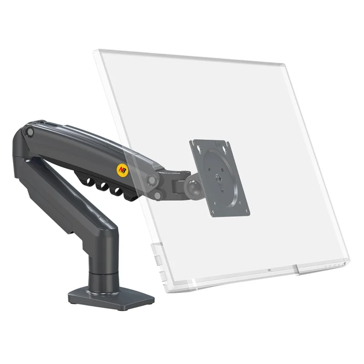 SUPORTE ARTICULADO NORTH BAYOU F80 DE MESA PARA TV MONITOR DE 17 ATÉ 30 PRETO