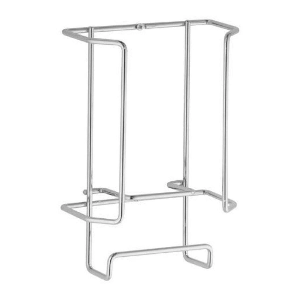 SUPORTE DE PAREDE PARA FERRO DE PASSAR ROUPA LAVANDERIA CROMADO