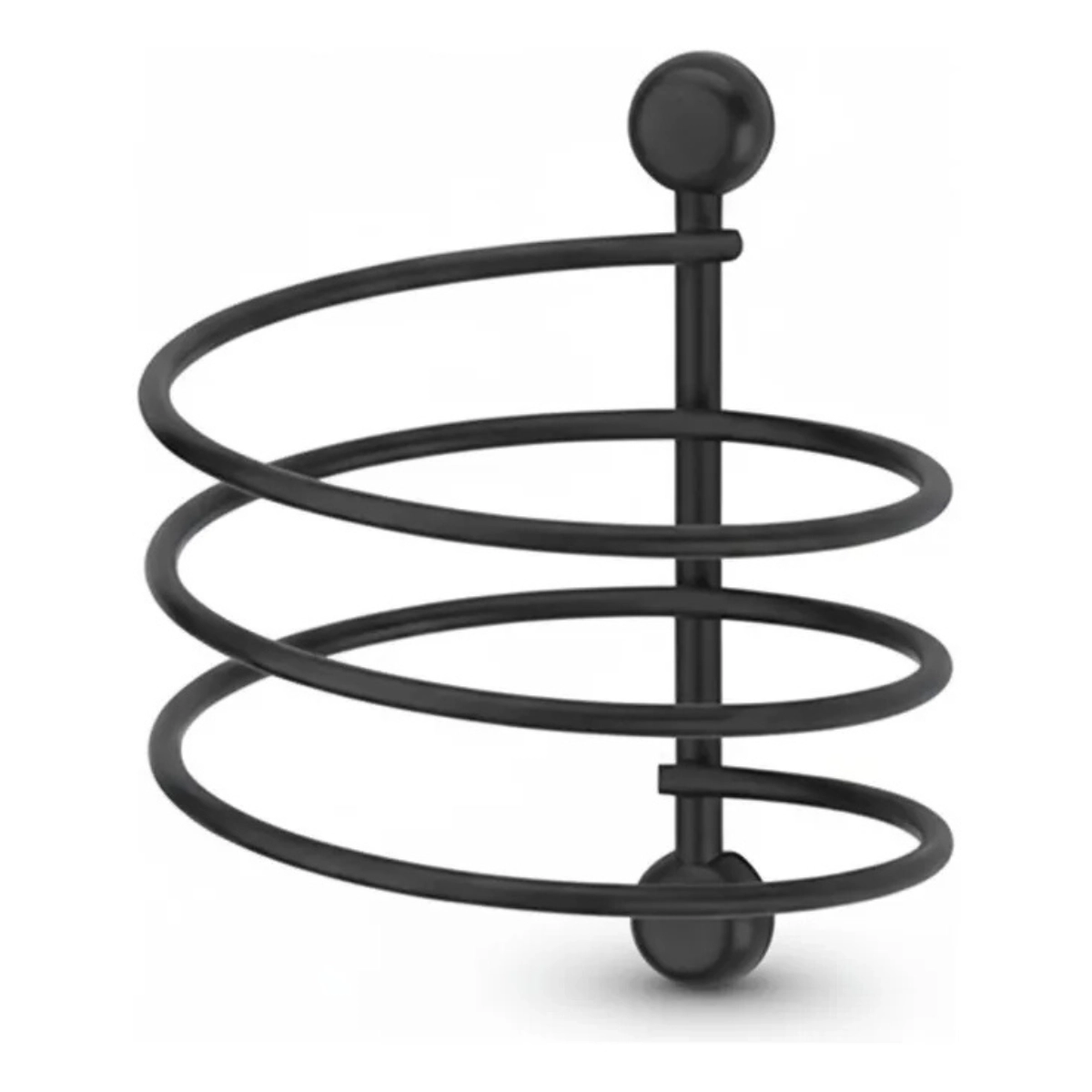 SUPORTE DE PAREDE PARA SECADOR DE CABELOS PRETO FOSCO SCHMITT 