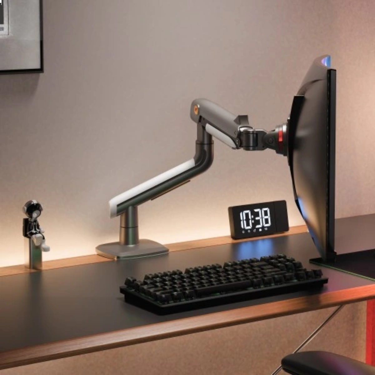 SUPORTE MONITOR NORTH BAYOU GAMER BRACO ARTICULADO 27 A 50 A5NB