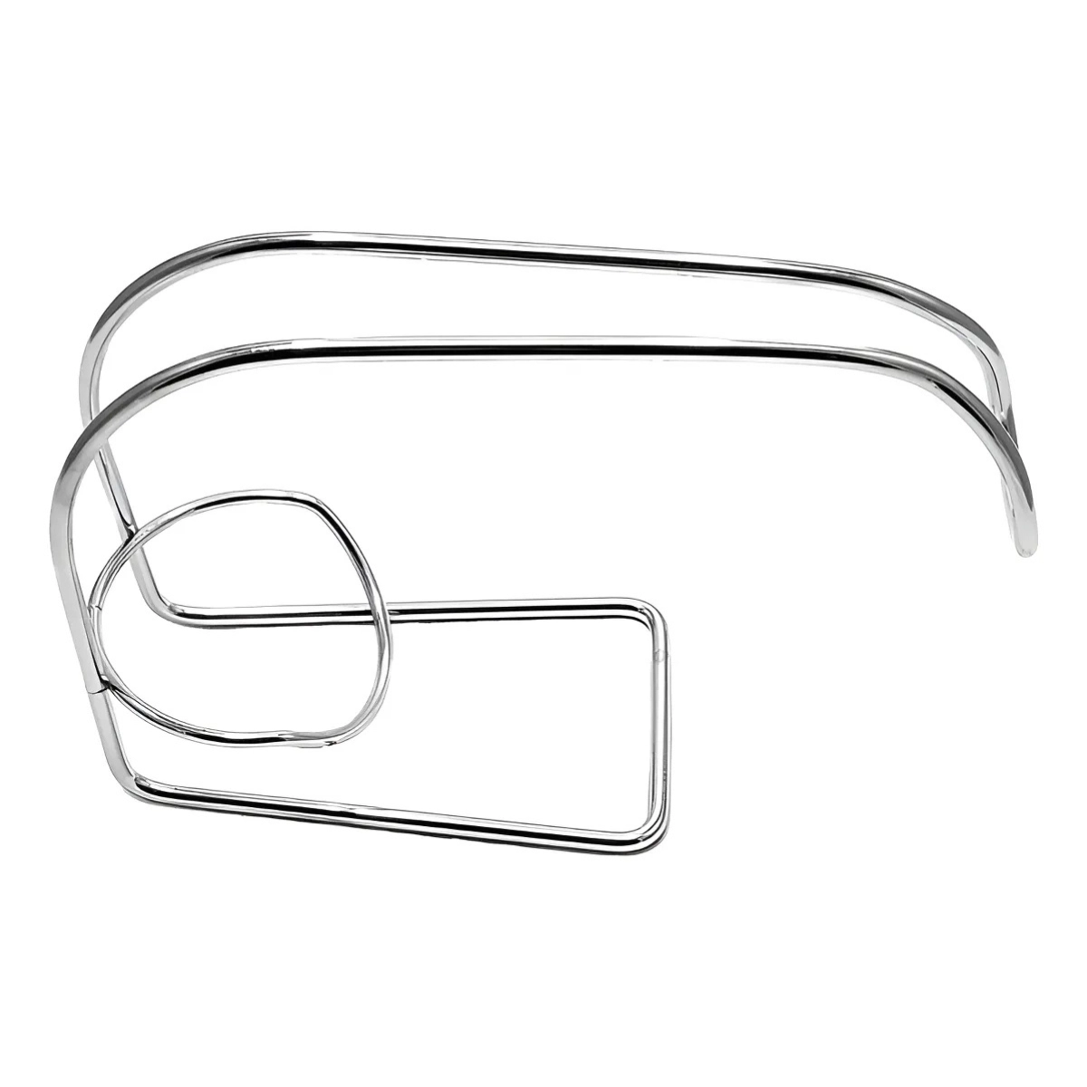 SUPORTE PORTA GARRAFA VINHO 750ML ARAMADA CROMADA SHCMITT SUPORTE PORTA GARRAFA VINHO 750ML ARAMADA CROMADA SHCMITT