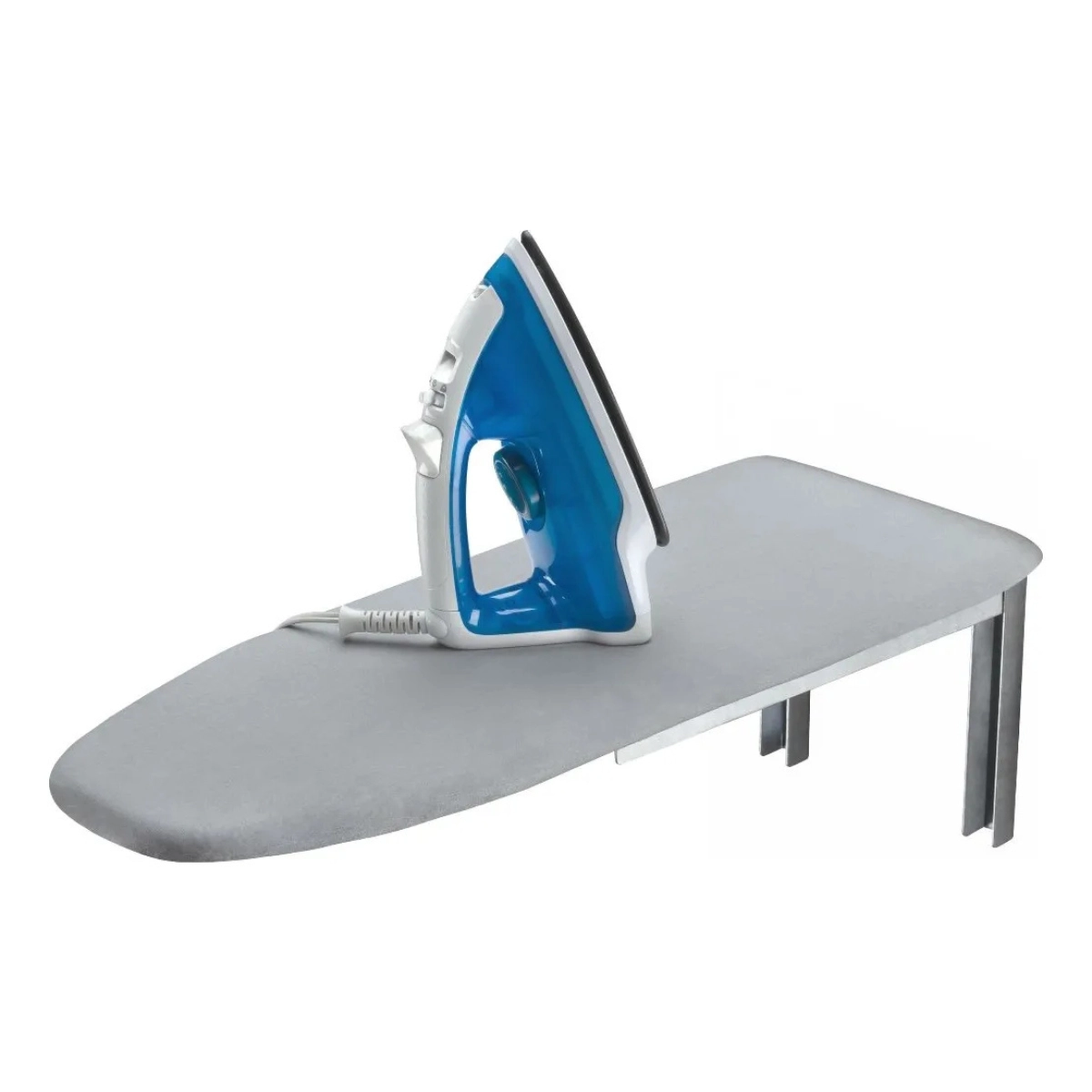 TABUA DE PASSAR ROUPA DOBRAVEL DE PAREDE SCHMITT CINZA 