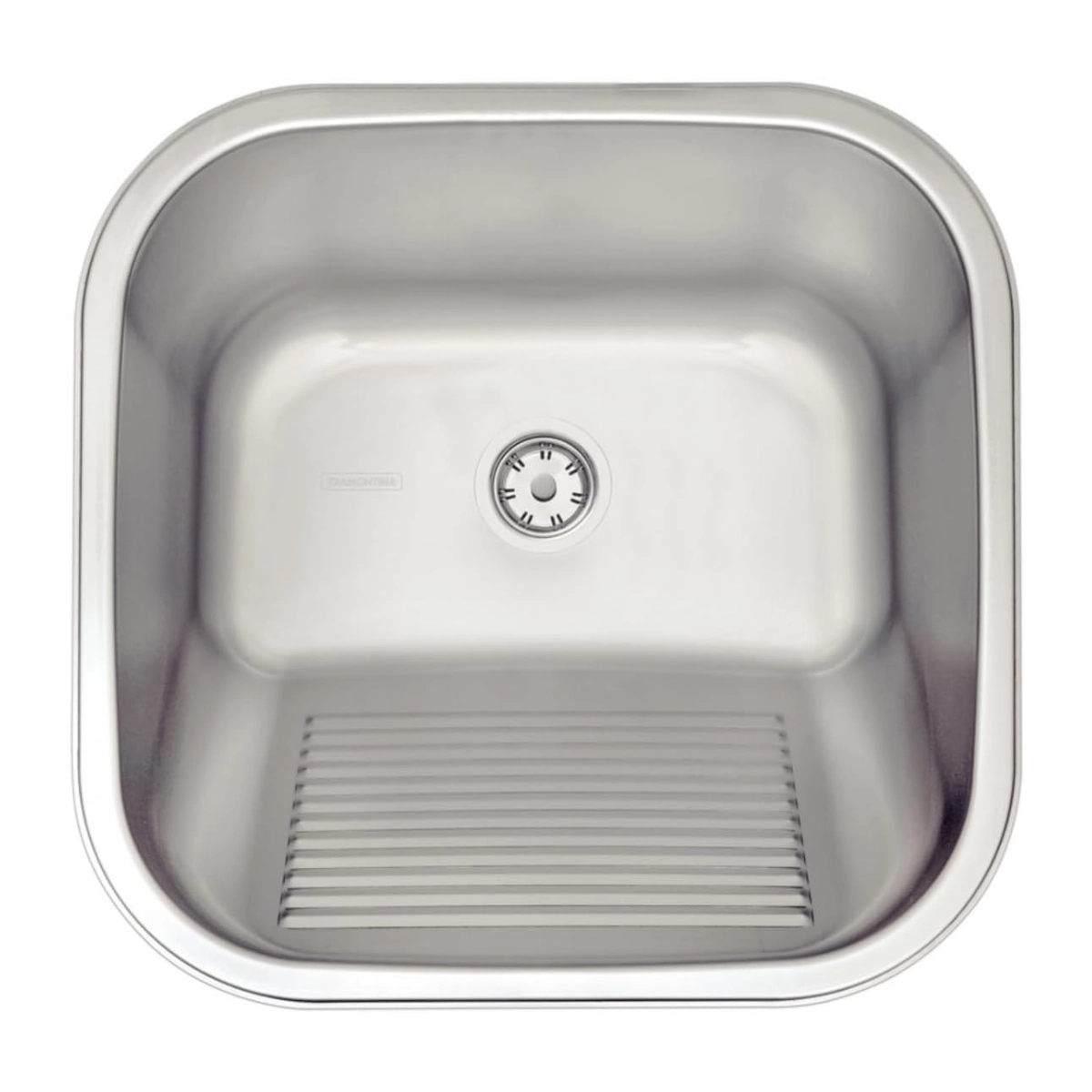 TANQUE DE ENCAIXE 25L EM AÇO INOX ESCOVADO COMPACTO 40X40CM