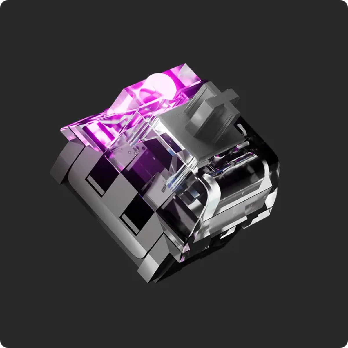 TECLADO GAMER RGB FALLEN PANTERA PRO SWITCH PRATA 1MS BRANCO TKL