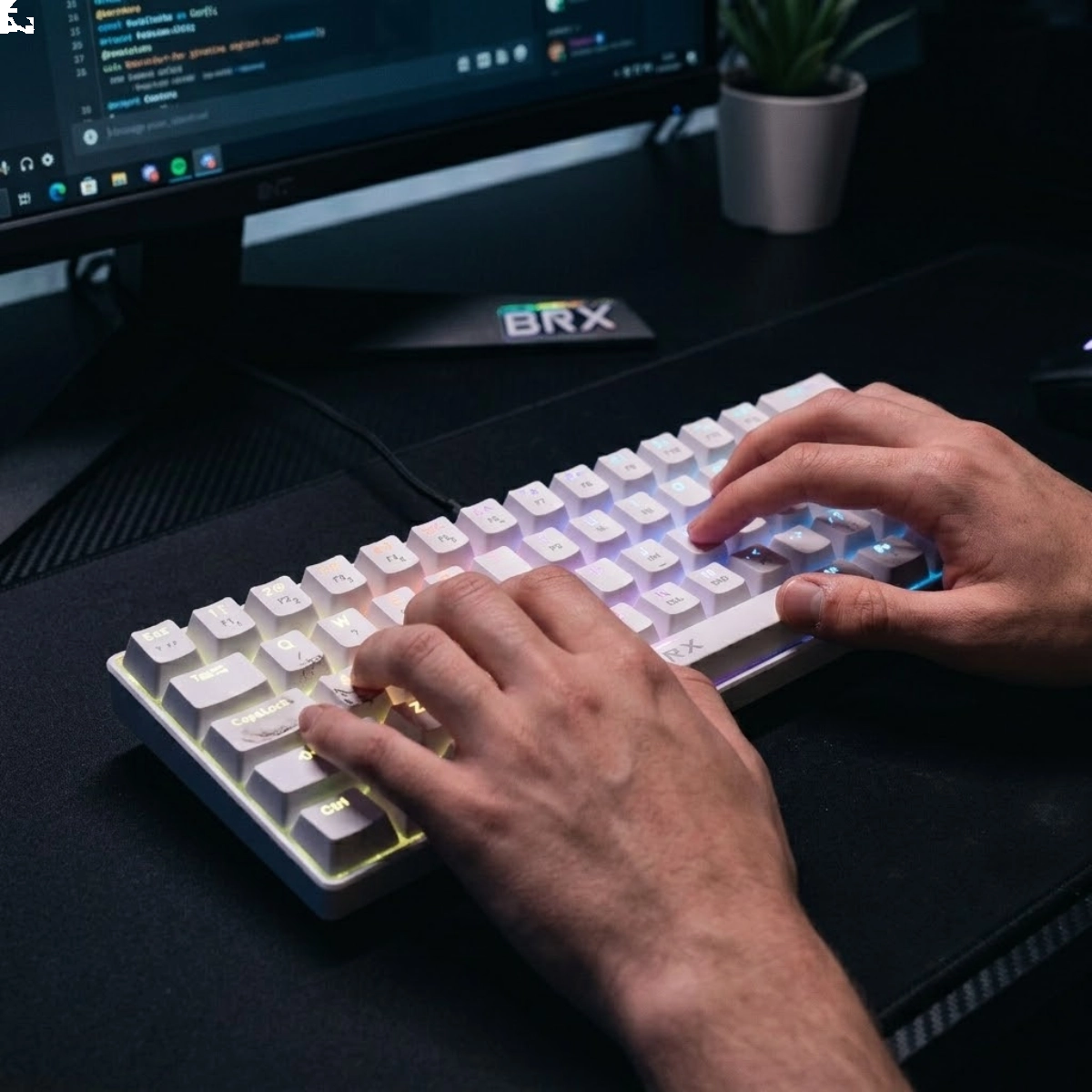 TECLADO MECANICO GAMER BTX MW405 RGB ANTI-GHOSTING ABNT2